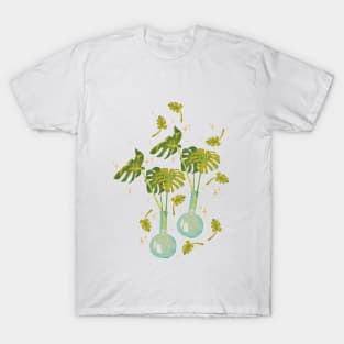 Monstera Plant Loving Gift - Green hue T-Shirt